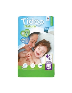 Tidoo Fraldas 4L+ (9-20Kg) 48 unidades