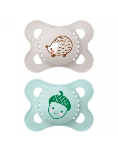 Mam Original Chupeta Silicone 2-6m Verde 2 Unidades