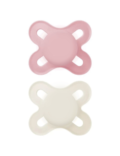 Mam Start Original Chupeta Silicone 0-2m Rosa 2 Unidades