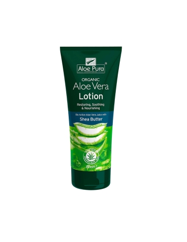 Aloe Pura Loção Corporal com Aloé Vera Biológica e Manteiga de Karité 200ml