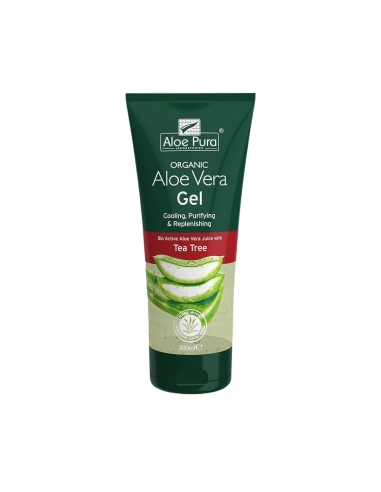 Aloe Pura Gel de Aloé Vera Biológica com Óleo de Melaleuca 200ml