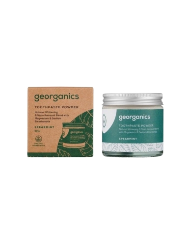 Georganics Pó Branqueador com Óleo de Menta 60ml