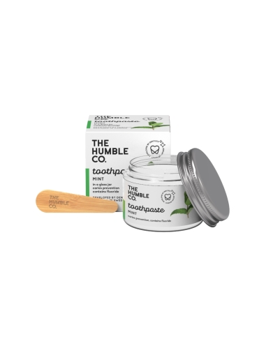 The Humble Co Dentifrico Com Fluor Frasco de Vidro Menta Fresca 50ml