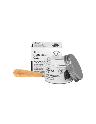 The Humble Co Dentifrico Com Fluor Frasco de Vidro Carvao 50ml