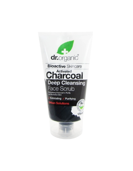 Dr. Organic Bio Carvão Exfoliante Facial 125ml
