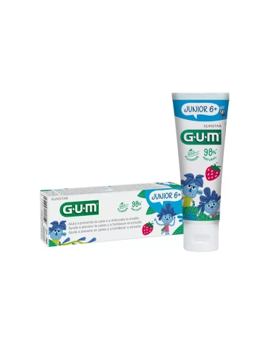 GUM Junior Gel Dentífrico +6 Anos 50ml