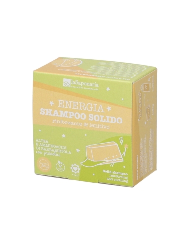 laSaponaria Champo Solido Fortalecedor Calendula e Aminoacidos 50g