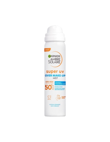 Garnier Ambre Solaire Over Makeup Super UV Protection Mist SPF50 75ml