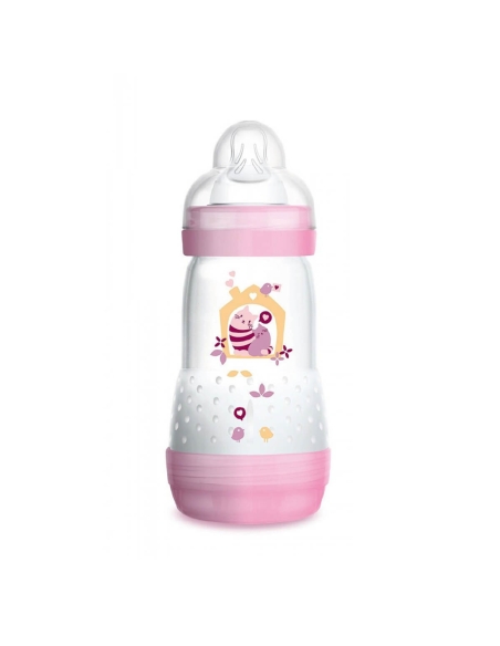 Mam Biberão Easy Start Anti-Cólica Rosa +2m 260ml