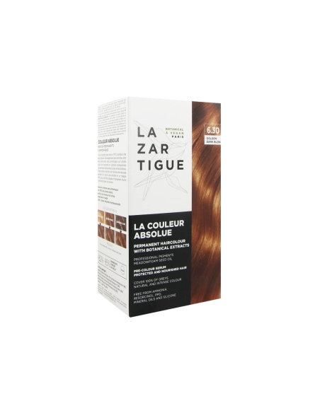 Lazartigue La Couleur Absolue Coloração Permanente 6.30 Louro Escuro Dourado