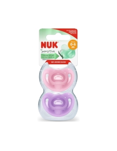 NUK Sensitive Chupeta Silicone 0-6M x2 2