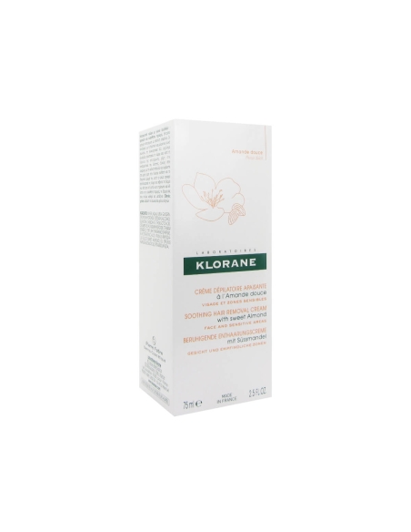 Klorane Creme Depilatório Calmante com Amêndoas Doces 75ml