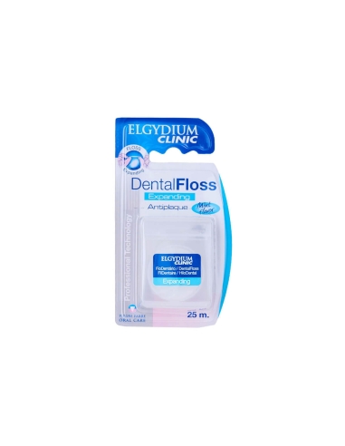 Elgydium Clinic Fio Dentário Expansivel Anti Placa 25m