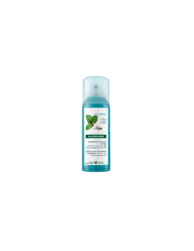 Klorane Champô Seco Detox com Menta Aquática BIO 50ml