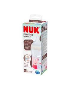 Nuk Perfect Match Peppa Pig Biberão Tetina M 3+m 260ml