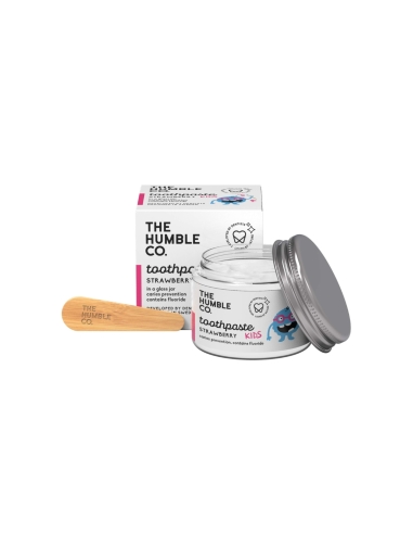 The Humble Co Dentifrico Com Fluor Frasco de Vidro Criança Morango 50ml