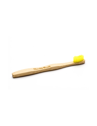 The Humble Co. Escova de Dentes de Bambu Criança Ultra Macia Amarelo