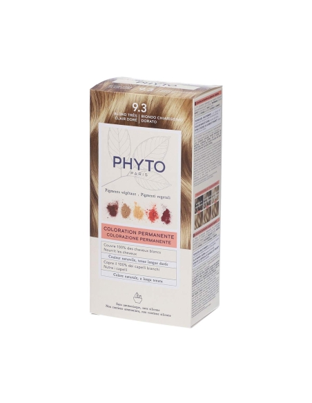 Phyto Color Coloração Permanente com Pigmentos Vegetais 9.3 Louro Muito Claro Dourado