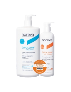 Noreva Pack Lipoleum Creme Protetor Emoliente 1kg +...