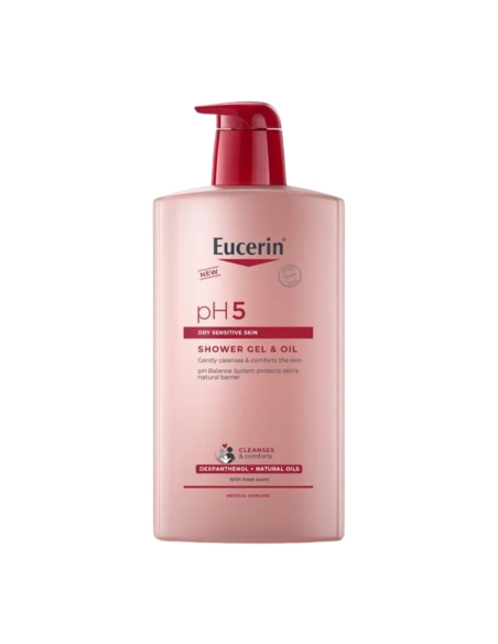 Eucerin pH5 Gel e Óleo de Banho 1000ml
