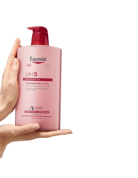 Eucerin pH5 Gel e Óleo de Banho 1000ml