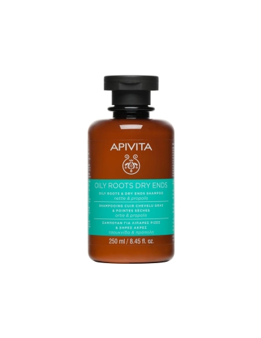 Apivita Oily Roots Dry Ends Champô Raizes Oleosas e Pontas Secas 250ml