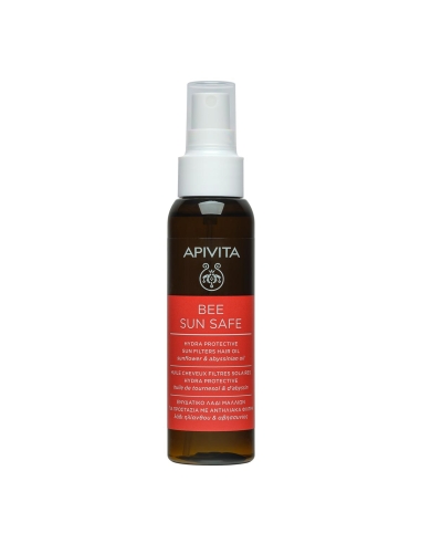 Apivita Bee Sun Safe Óleo Capilar Hidra Protetor com Filtros Solares 100ml
