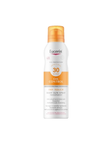 Eucerin Sun Oil Control Sun Spray Transparente SPF 30 200ml
