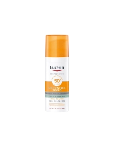 Eucerin Sun Oil Control Tinted Gel-Creme Toque Seco Claro...