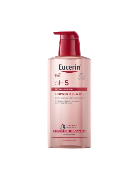 Eucerin pH5 Gel e Óleo de Banho 400ml