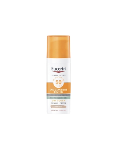 Eucerin Sun Photoaging Control Tinted Anti-Idade Gel-Creme Solar Médio SPF50 50ml