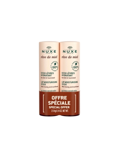 Nuxe Rêve de Miel Duplo Stick Labial Hidratante 4gr