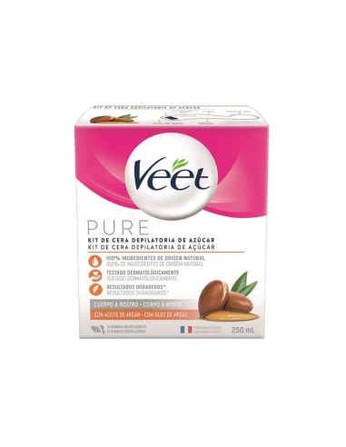 Veet Natural Inspirations Cera Depilatória 250ml