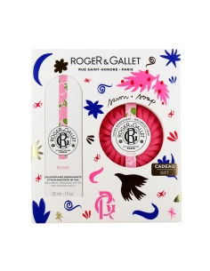 Roger Gallet Pack Rose Água Perfumada 30ml e Sabonete...