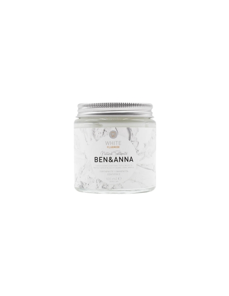 Ben Anna Dentífrico Natural Branqueador White com Flúor 100ml