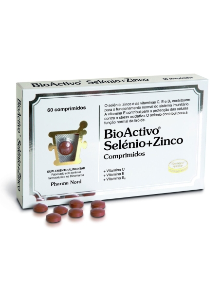 BioActivo Selénio e Zinco 60 Comprimidos