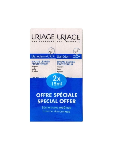 Uriage Bariéderm Bálsamo Labial 2x15ml