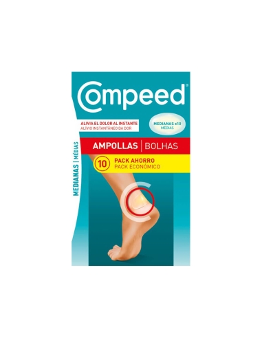 Compeed Pack Económico Pensos Bolhas Médias 10 Unidades