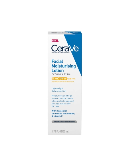 CeraVe Loção Facial Hidratante SPF50 52ml