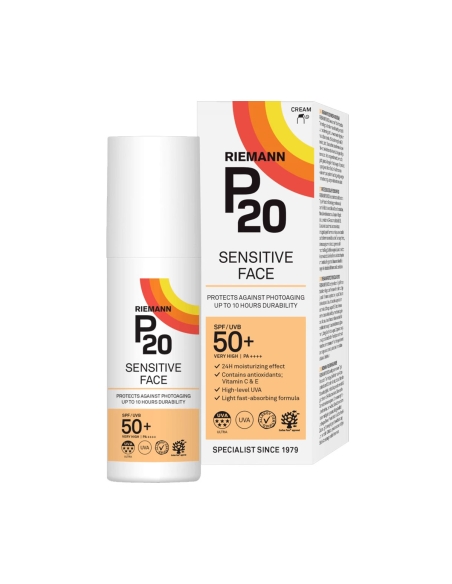 P20 Protector Solar Sensitive Face SPF 50+ Creme 50g