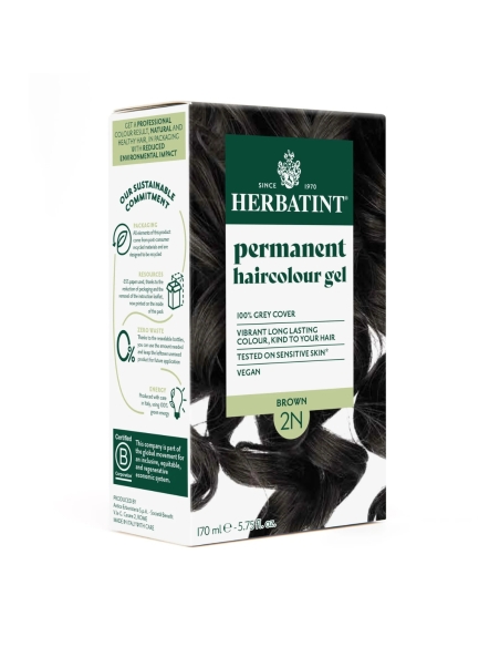 Herbatint Gel Colorante Capilar Permanente 2N Moreno 150ml
