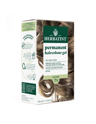 Herbatint Gel Colorante Capilar Permanente 7N Louro 150ml