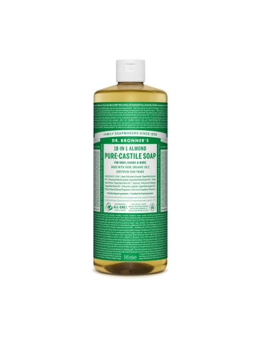 Dr. Bronner´s Sabonete Líquido Biológico Amêndoa 945ml