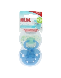 NUK Signature Chupeta Silicone 18-36m x2 2