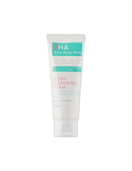Esfolio 3HA Clear Cleansing Foam 100ml