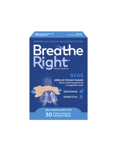 Breathe Right Tiras Nasais Grandes X30