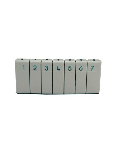 Pilbox City Dispensador de Comprimidos Semanal