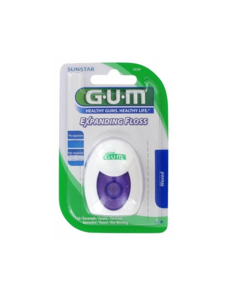 Gum Expanding Floss Fita Dentária com Diâmetro Variável 30m