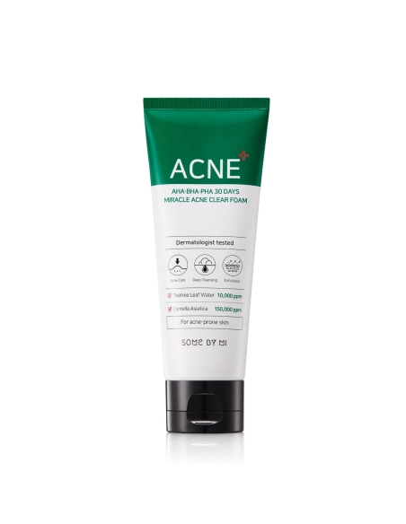 Some By Mi AHA-BHA-PHA 30 Days Miracle Acne Clear Foam 100ml