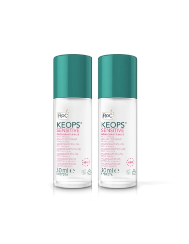 Roc Keops Pack Desodorizante Roll-On Sensitive 2x30ml